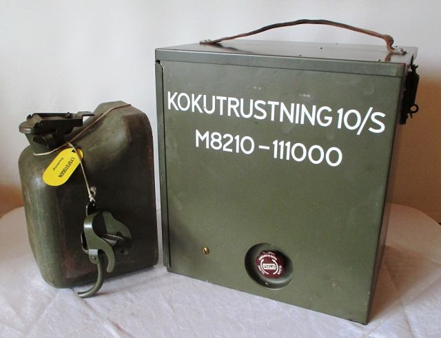 Old Vintage OPTIMUS Kokutrustning 10/S Paraffin Stove Ex Swedish Army 