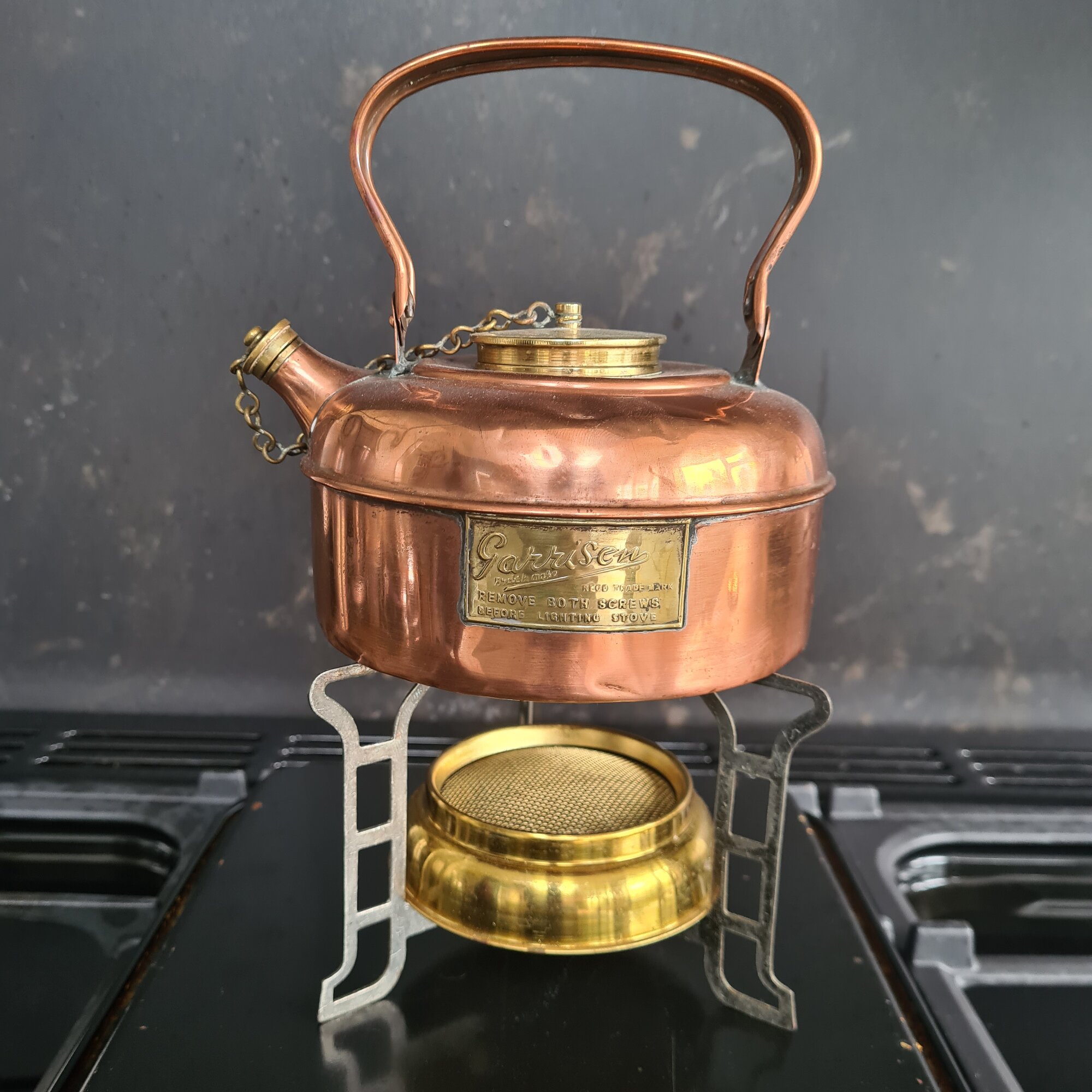 Sherwoods Ltd. Sphinx Brass Spirit Stove. Classic Camp Stoves