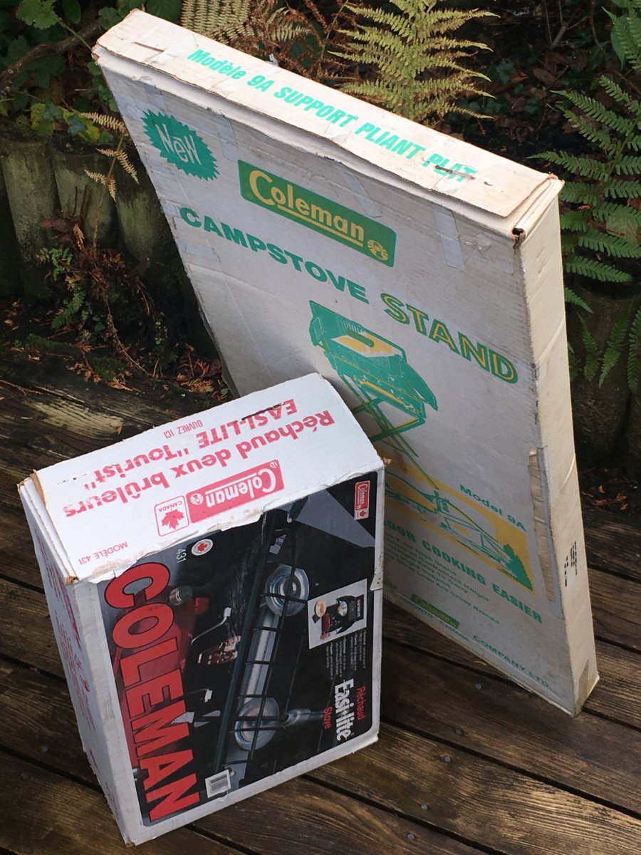 Canadian Coleman 431 Easi-Lite stove 1988 date | Classic Camp Stoves