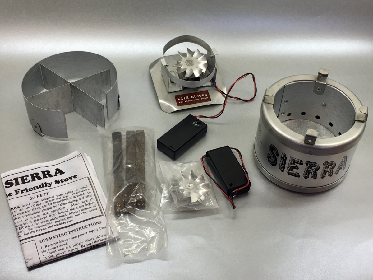 Sierra Zip Fan Assisted Wood Stove Classic Camp Stoves