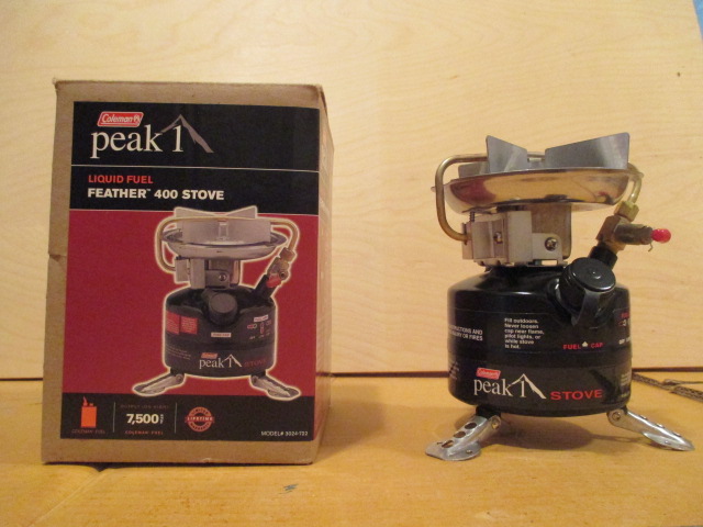 Coleman Peak 1 Feather 400 Aug. 2003 | Classic Camp Stoves
