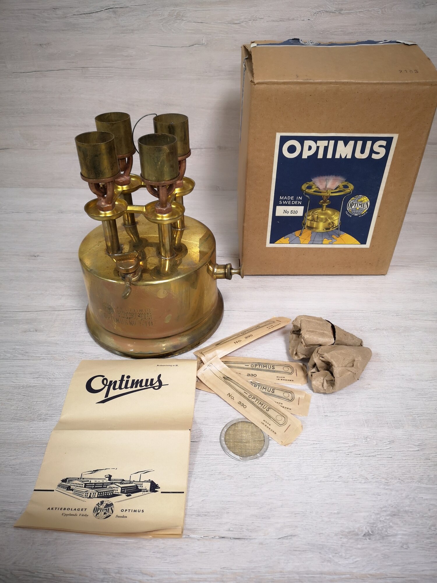 Optimus 510 first | Classic Camp Stoves