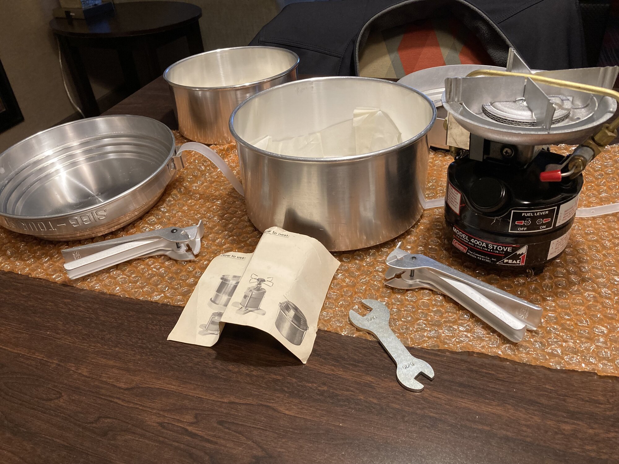 1986 Coleman 400a Sigg Tourist set - New | Classic Camp Stoves