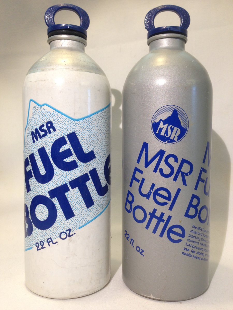 some MSR Fuel Bottles | Classic Camp Stoves