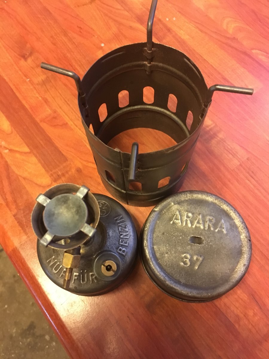 ARARA37 WW2ドイツ軍分隊ストーブ未点火品