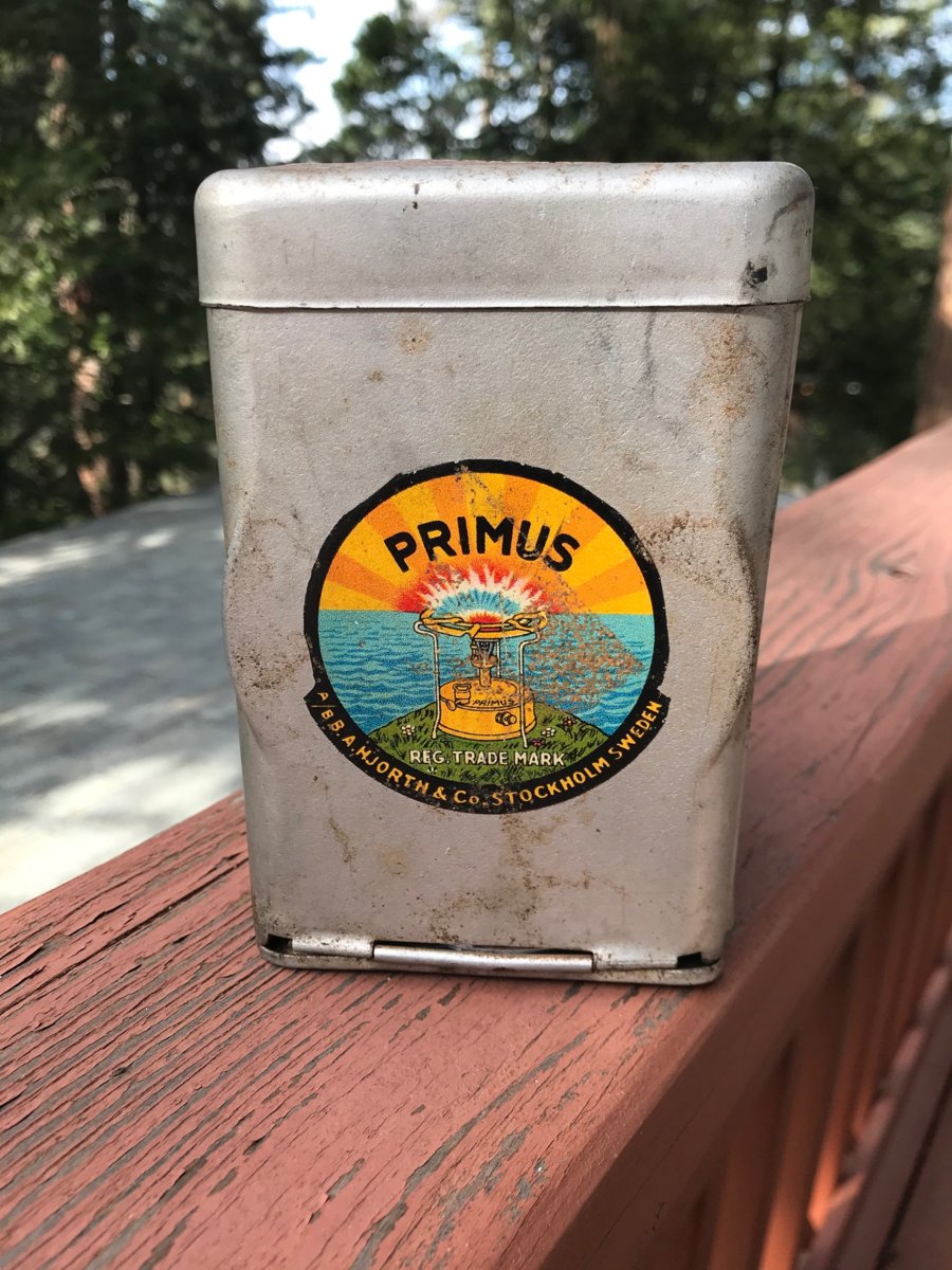Primus No71e タンク刻印AB 1938 Primus #71, with Nickel-plated font. | Classic Camp Stoves