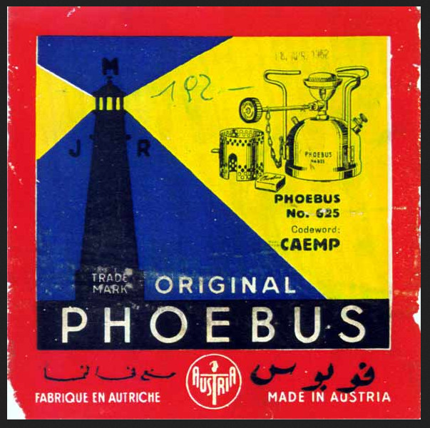 Poêle à Pression Phoebus N°30 – Kérosène – Autriche 1939-45 – Cuivre D'origine