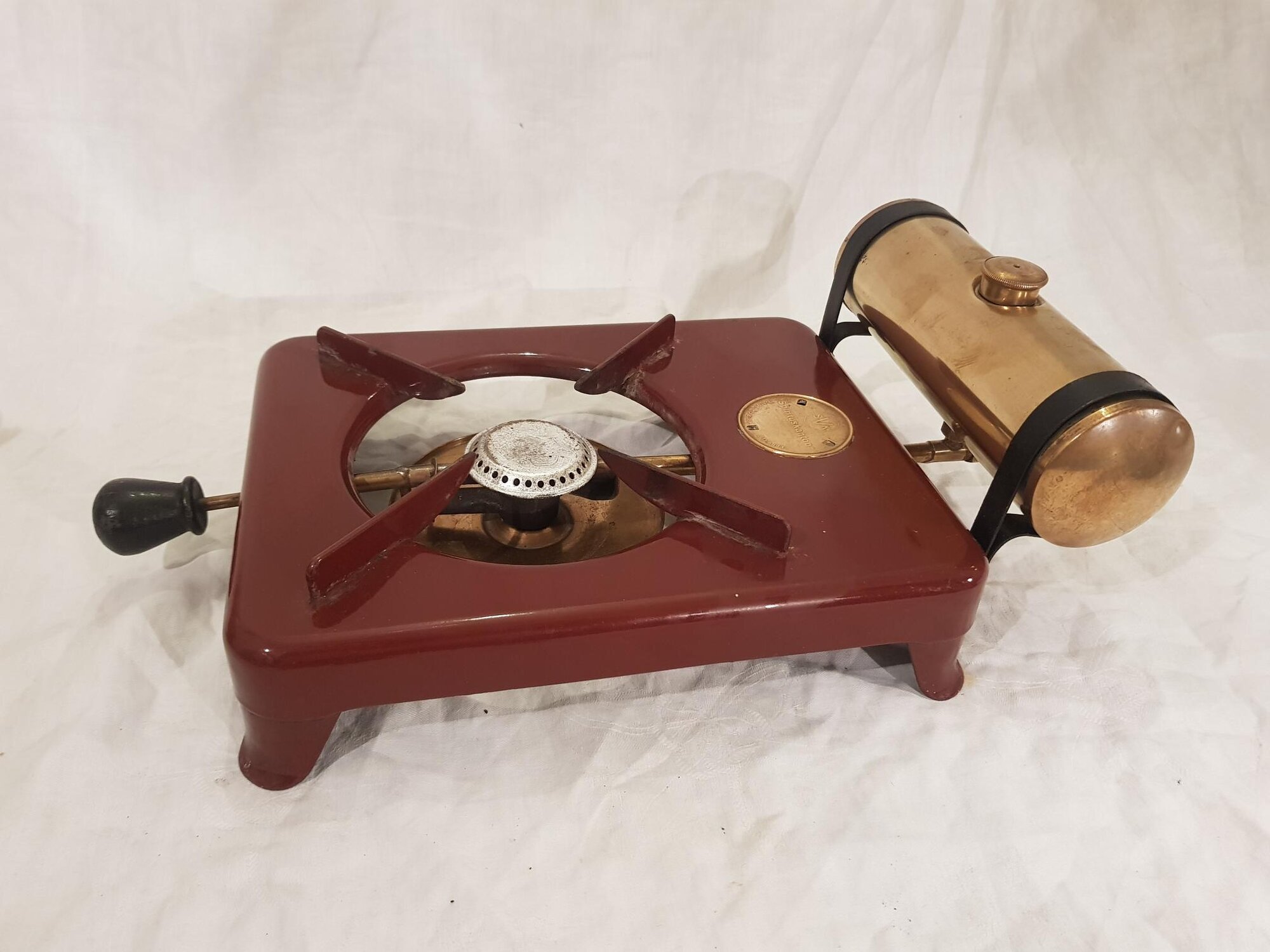 Récho Ancien Pigeon N°1 – Poêle à Alcool Pliable Vintage Camping – Fabriqué En France