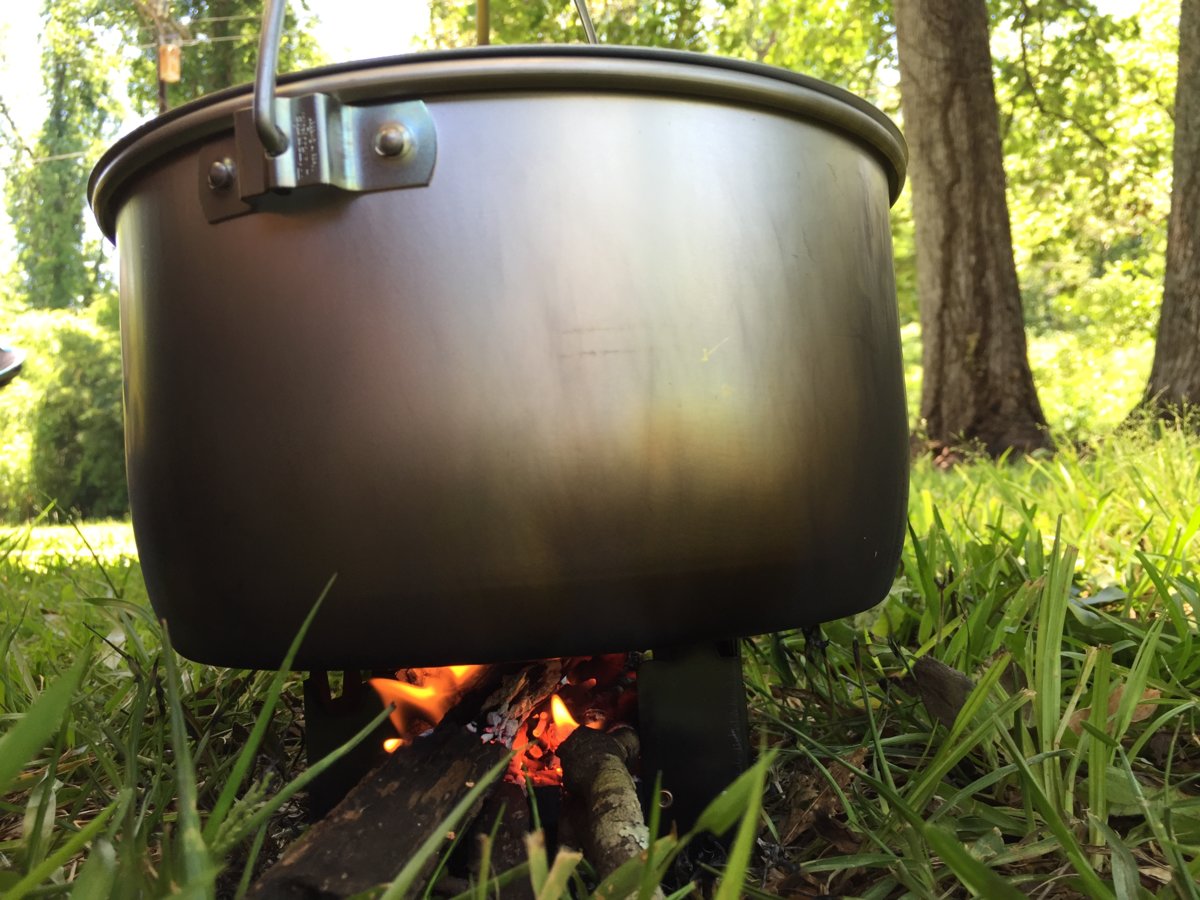 Trangia 258 and 4.5 Liter Billy Pot Classic Camp Stoves