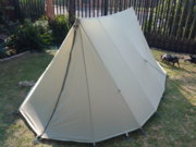 Tent Backpacker Kestrel 3 green full pitch including fly-sheet 01.jpg